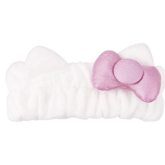 The Crème Shop x Hello Kitty Y2K Bling Bling Plush Spa Headband New - Picture 2 of 2